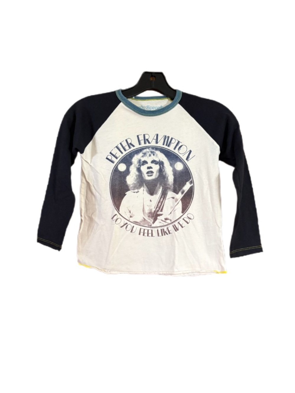Rowdy Sprout Peter Frampton Kids Raglan Graphic Tee Size 6